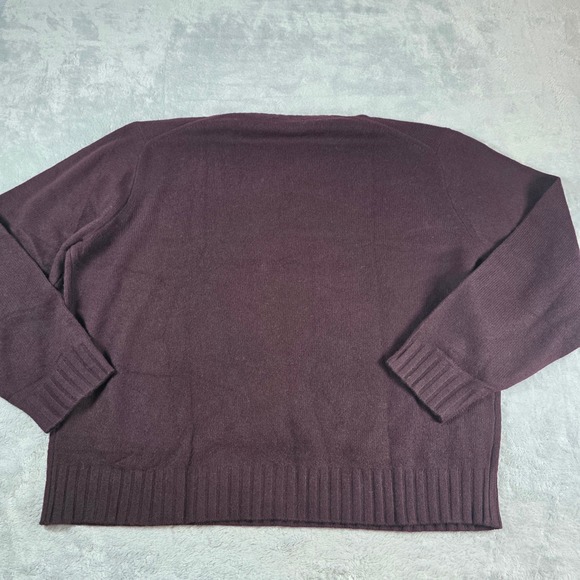 Madewell Mens XXL Burgundy 100% Heritage Merino Wool Crewneck Sweater - Picture 10 of 11